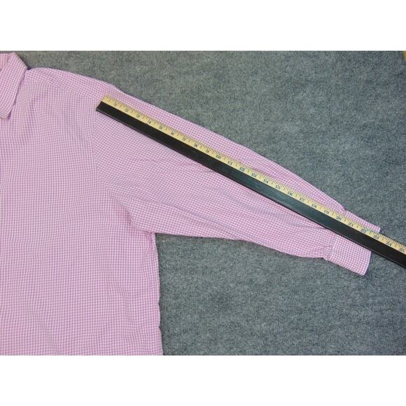 Nordstrom Signature Shirt Mens 17.5 Ping White Check - Picture 5 of 10